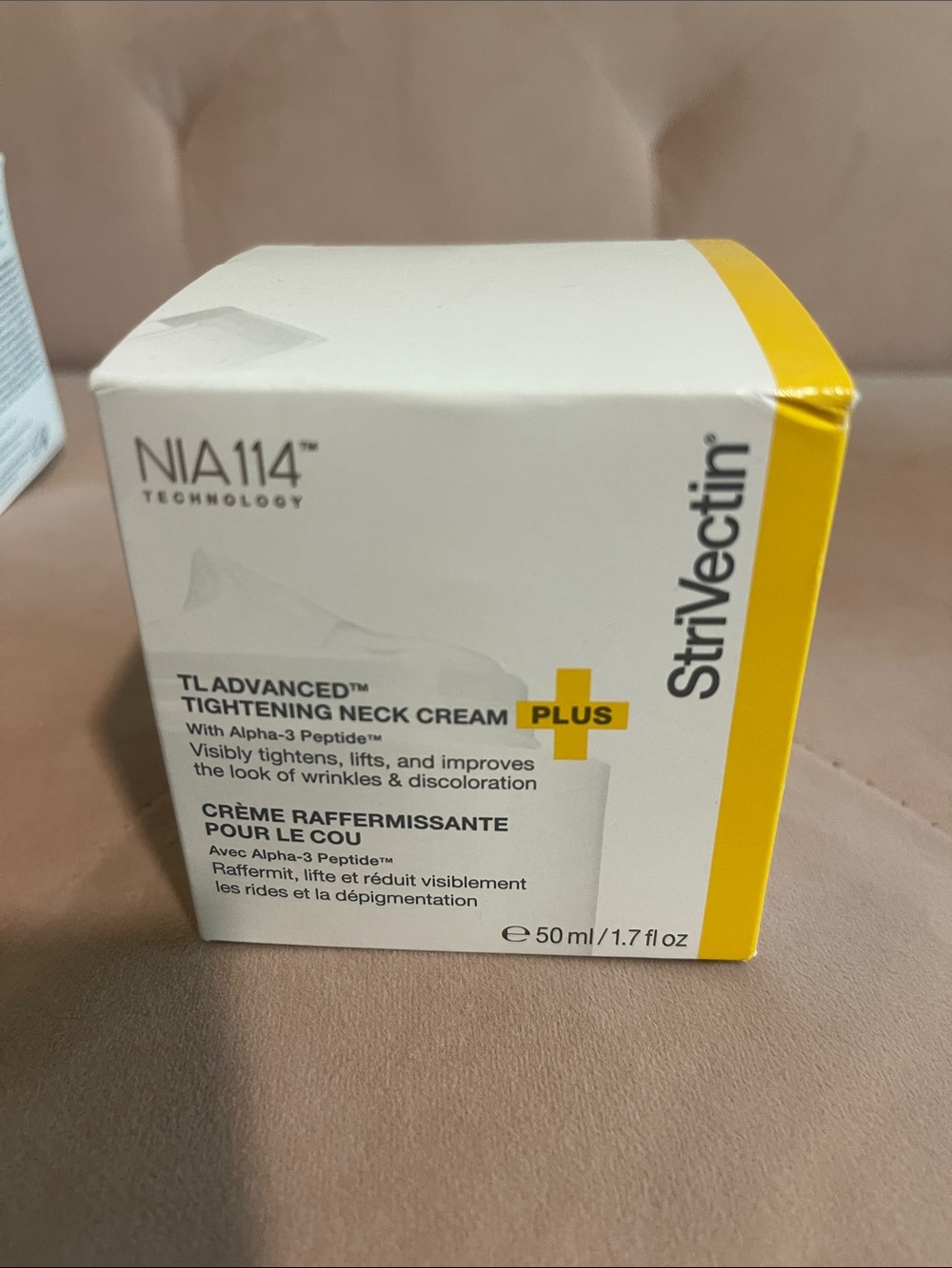StriVectin TL Advanced Tightening Neck Cream — White & Yellow Box